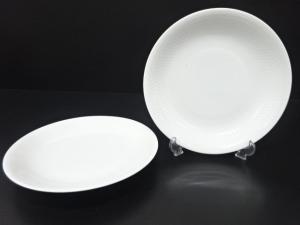 ROYAL COPENHAGEN　ロイヤルコペンハーゲン　ホワイトパルメッテ　プレートペア(26センチ)　洋食器